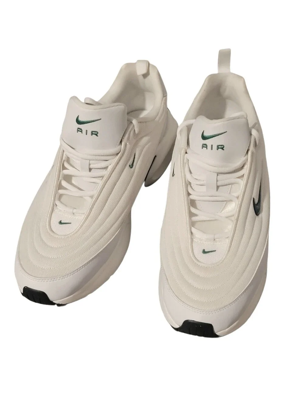 Nike Air Max Portal Sneakers White With Green Swoosh Men's Size 12.5
